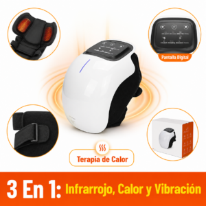 Masajeador de Rodilla con Calor y Vibración