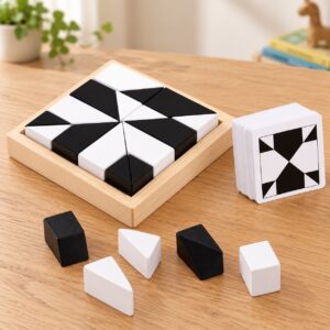Mente Maestra® – Rompecabezas de Lógica Montessori en Madera